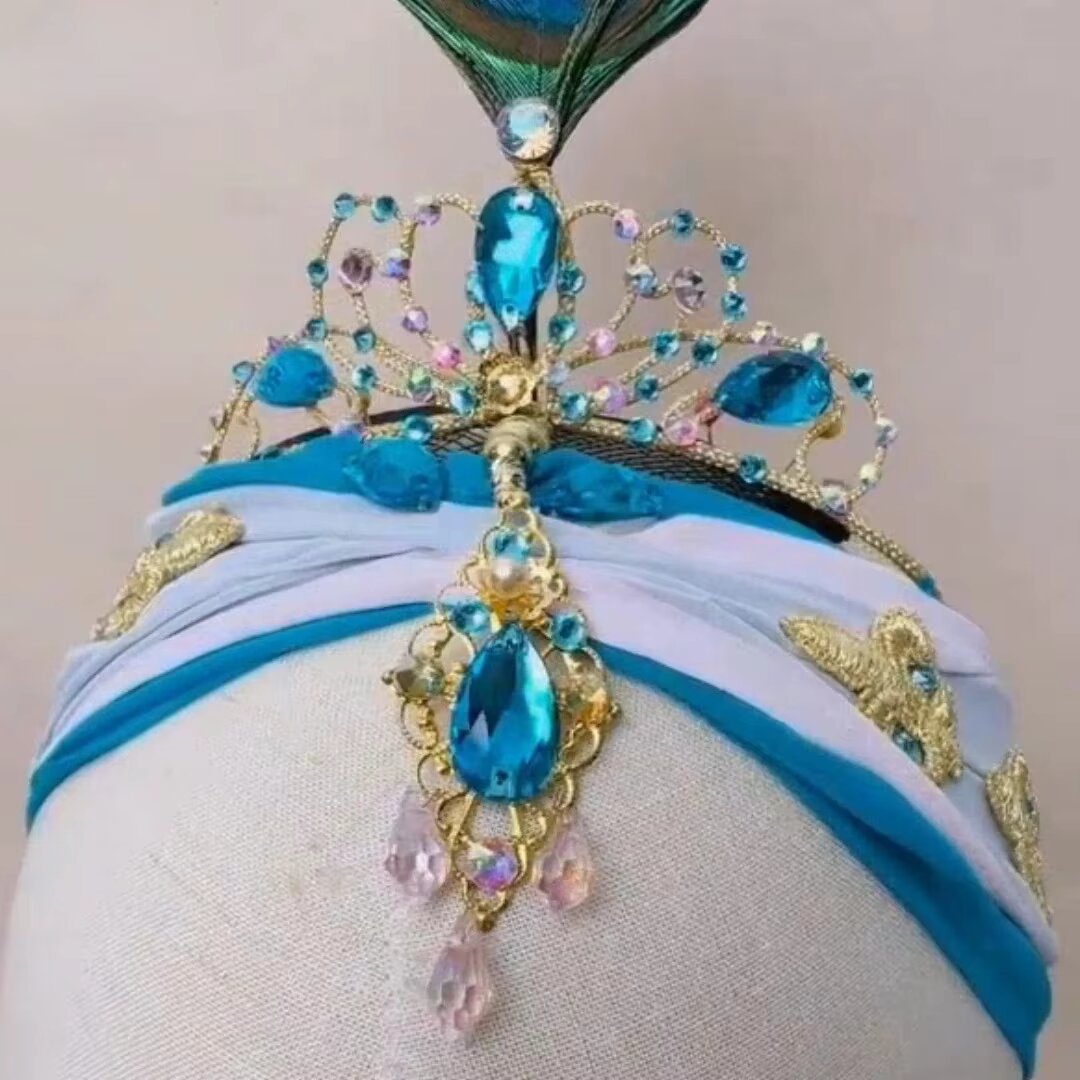 Blue Gulnare Headpiece