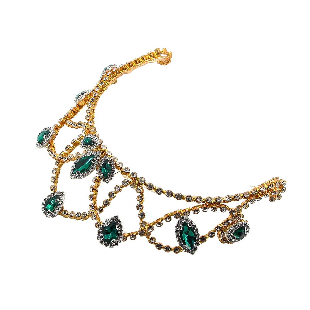 Esmeralda Crystals Headpiece - Dancewear by Patricia