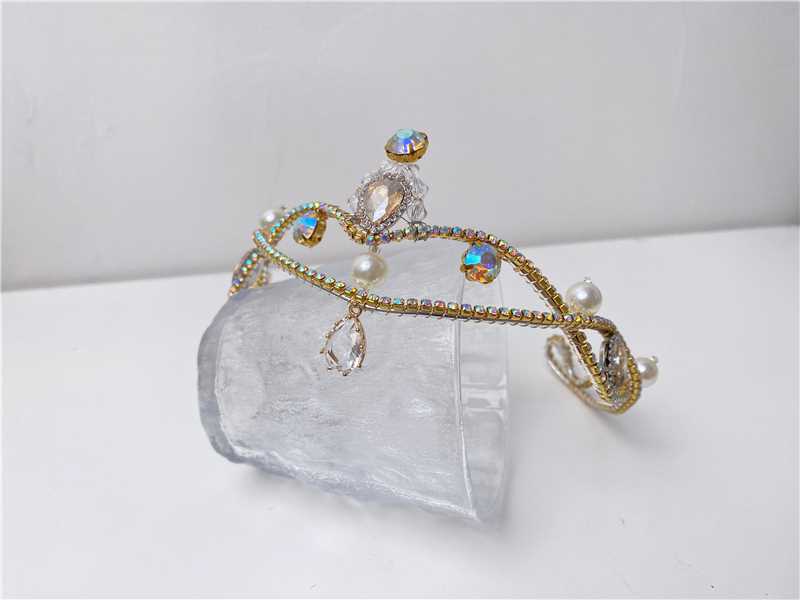 Gold and Lilac Headpiece