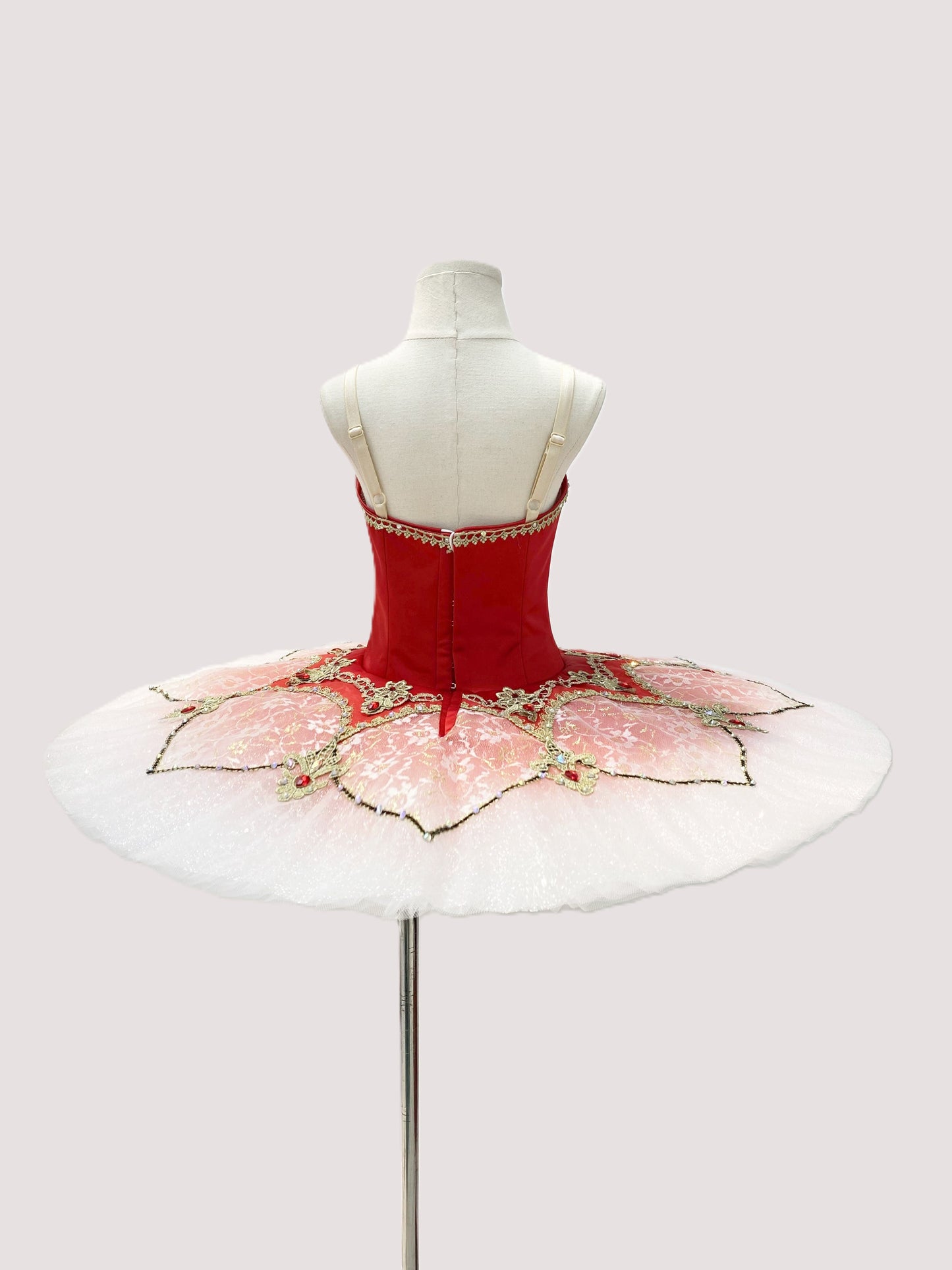 Paquita White and Red - Variation No. 1 - Dancewear by Patricia
