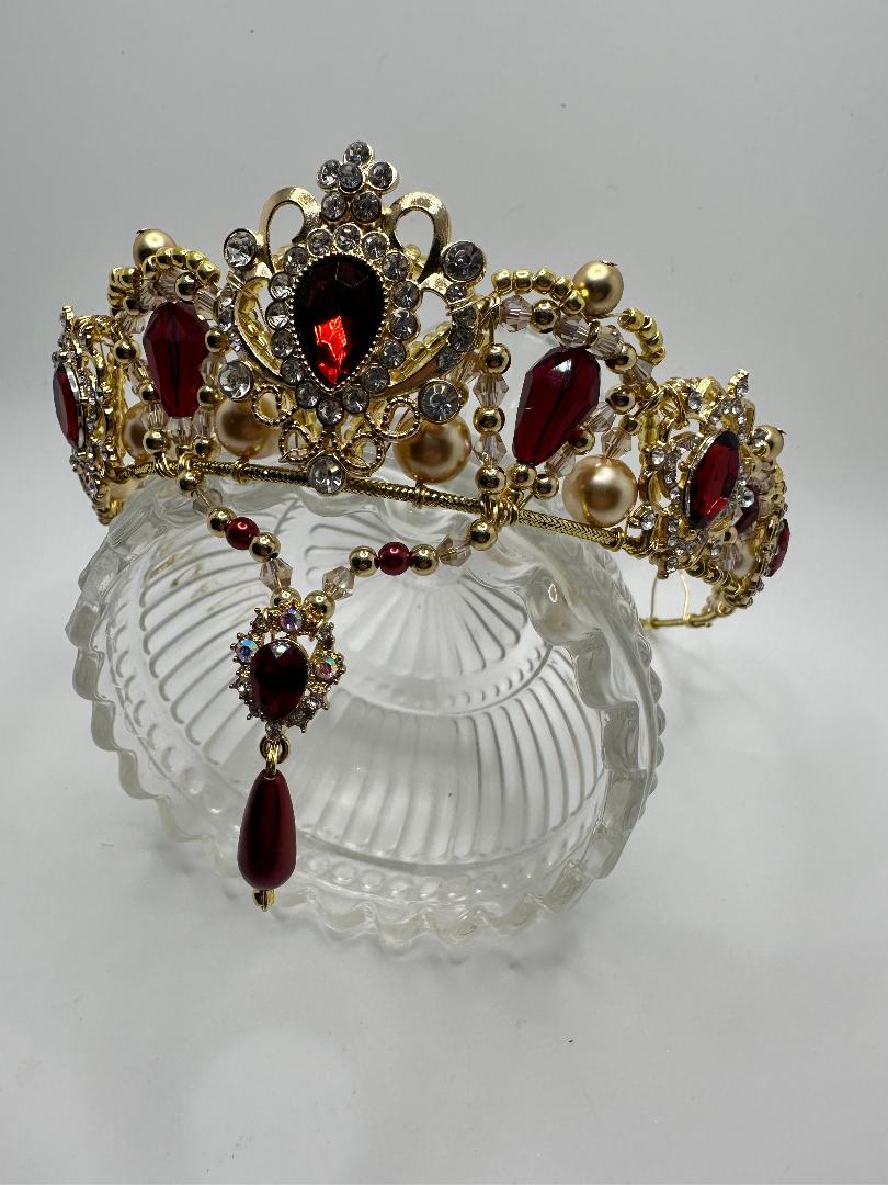 Red Ruby Headpiece - Dancewear by Patricia