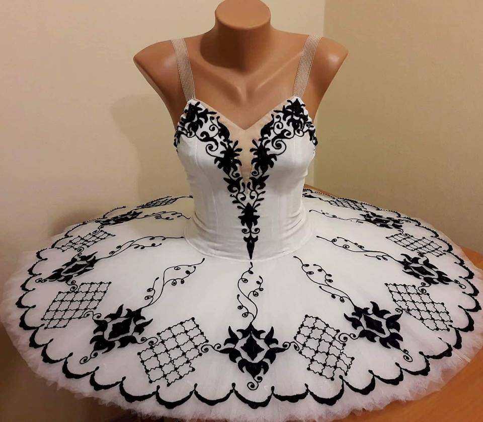 Black and White Kitri - Dancewear by Patricia