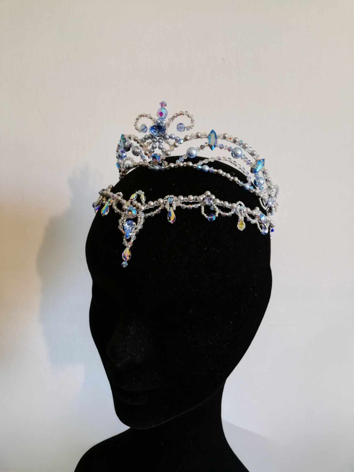 Blue Florina Professional Headpiece