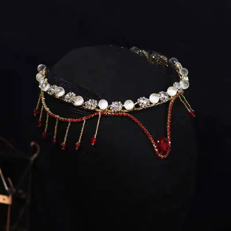 Esmeralda Red Tiara