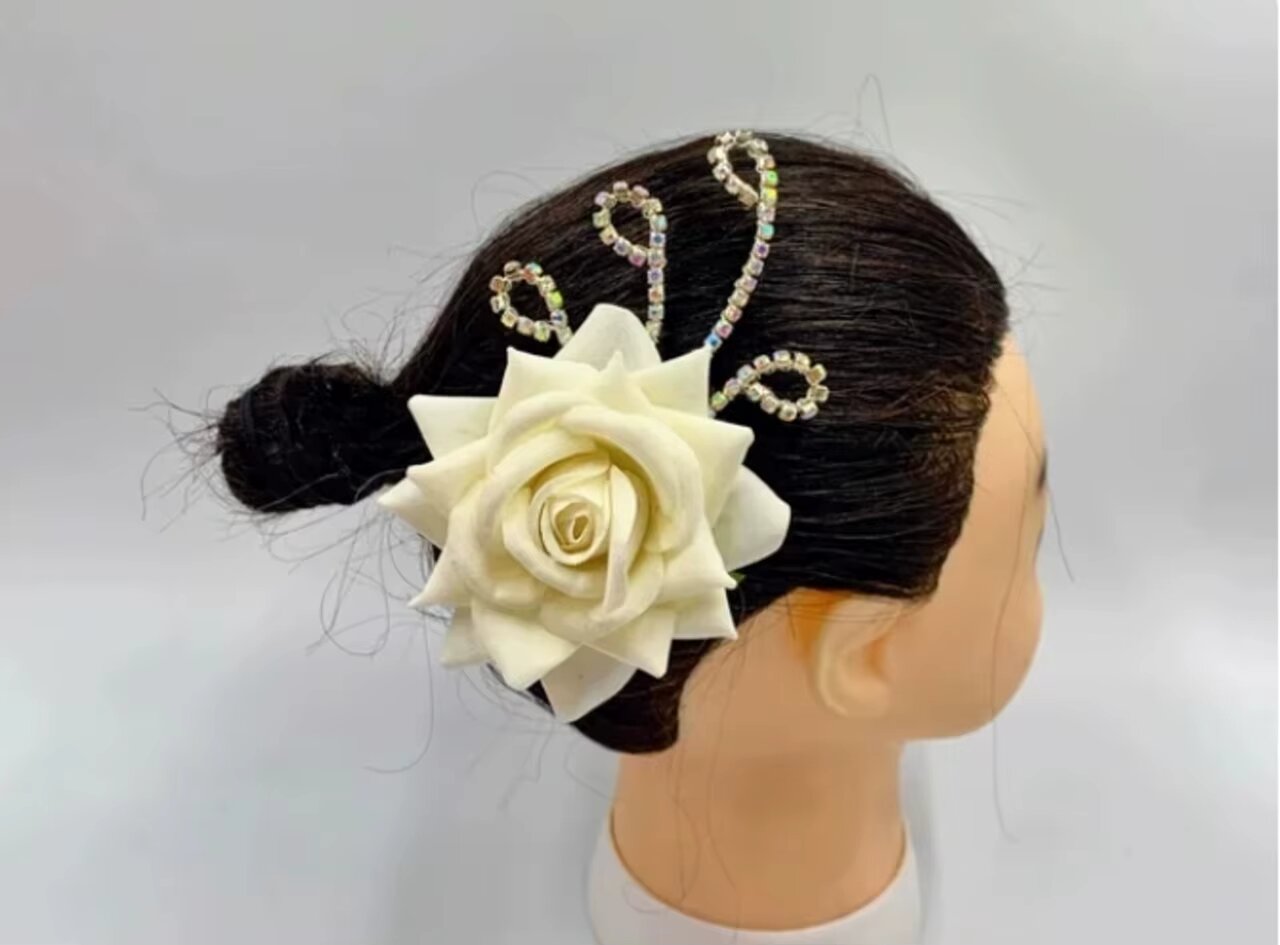 Ivory Rose Headpiece