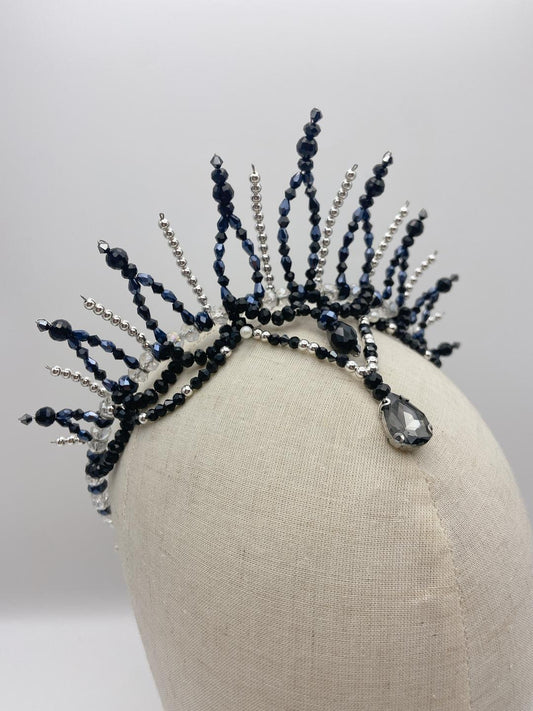 "Moonlight Black Swan" Professional Headpiece