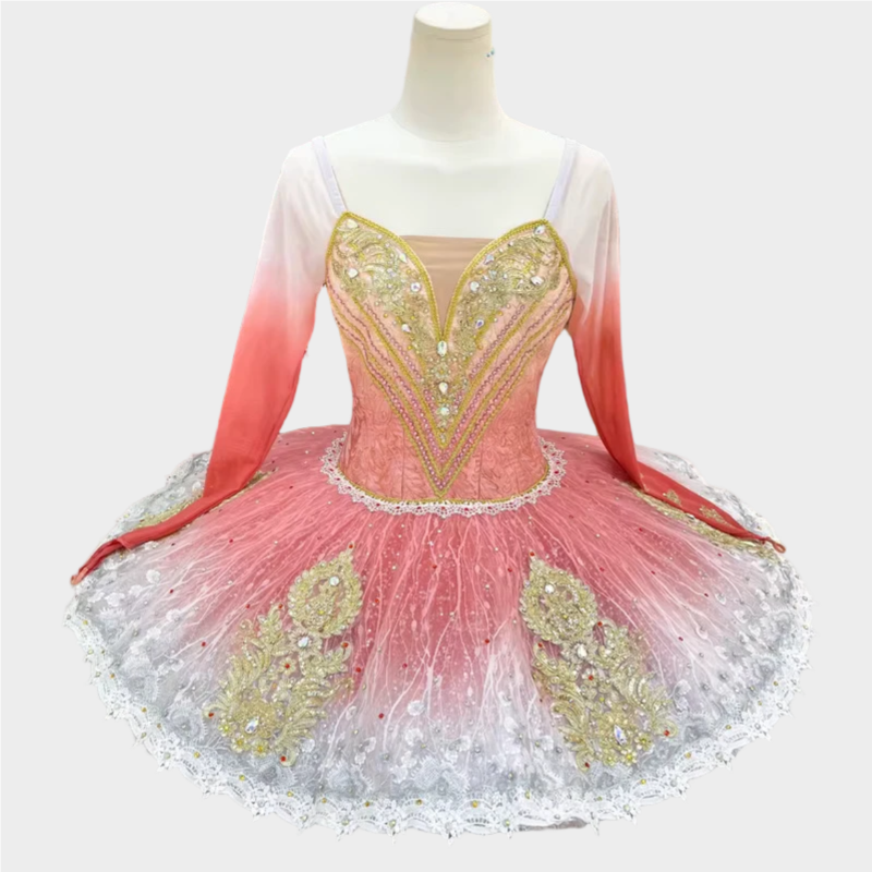 Ombre' Paquita Professional Tutu with long sleeves by Dancewear by Patricia