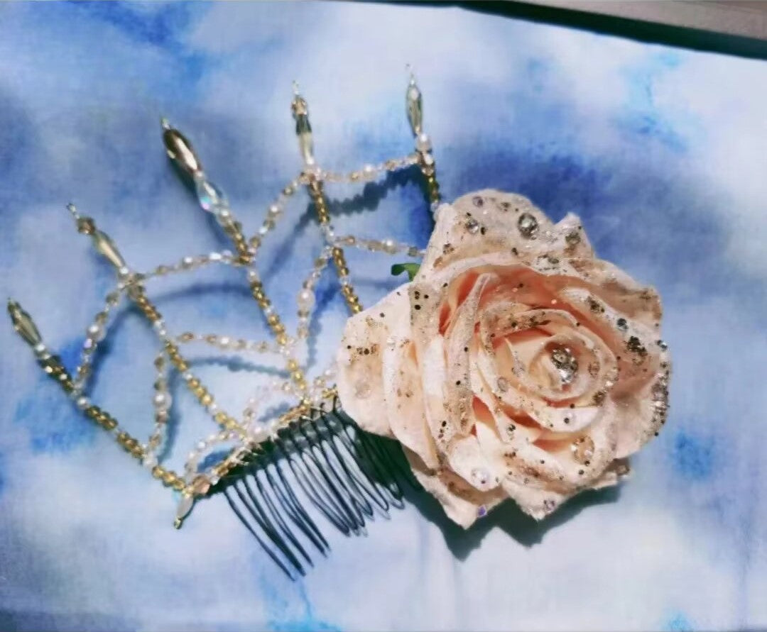 Rose Tiara Headpiece