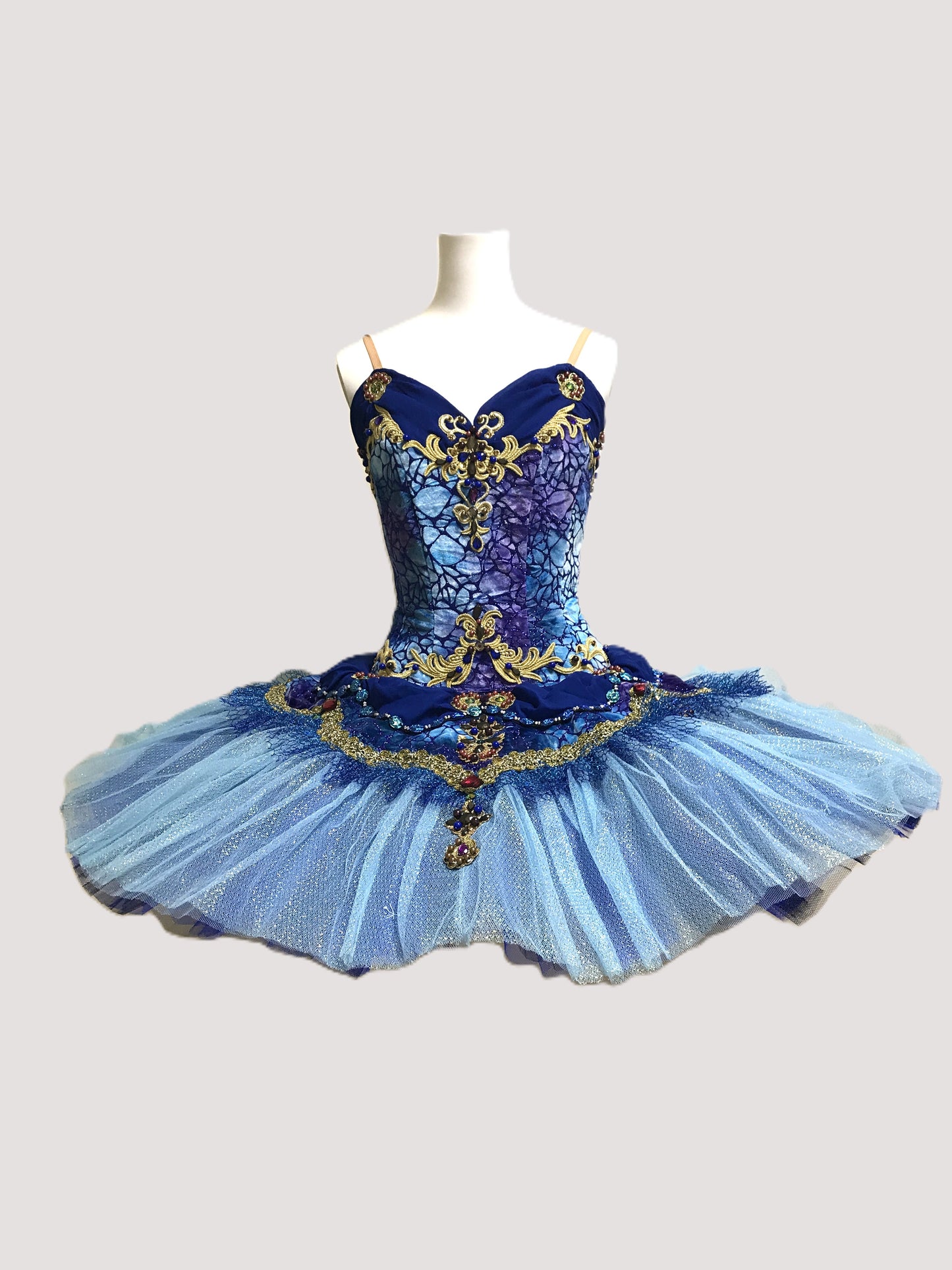 Japanese Blue Bird Tutu, Professional Blue Tutu, Princess Florina Tutu, Dancewear by Patricia