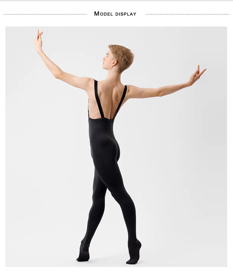 Men One Piece Ballet Tights - Dancewear by Patricia