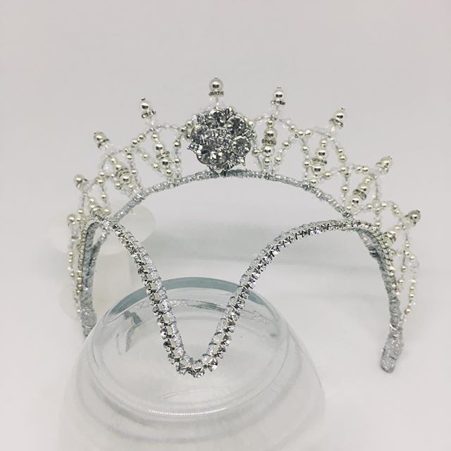 Silver Aurora Tiara - Dancewear by Patricia