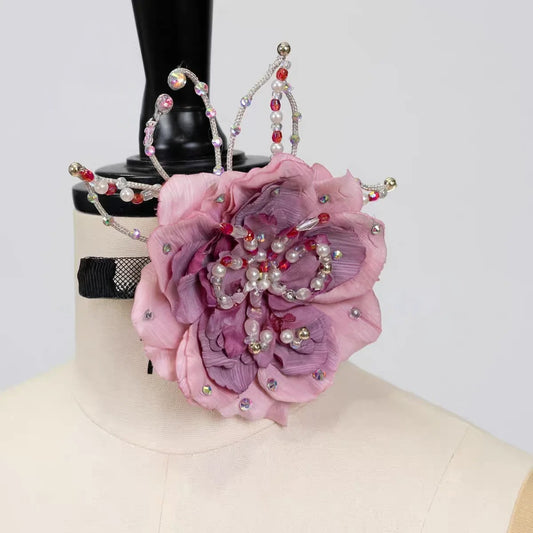 Sparkling Rose Hairpiece