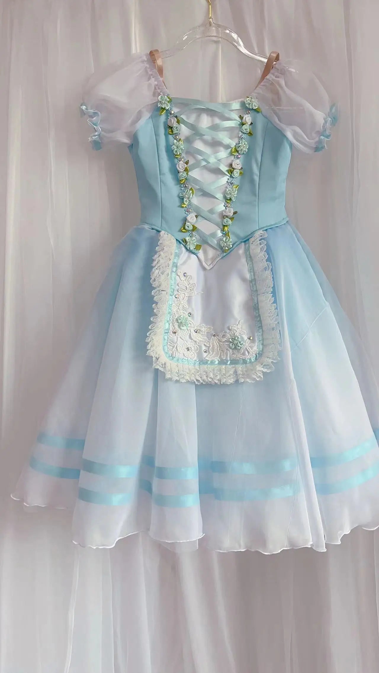 Turquoise Peasant Tutu