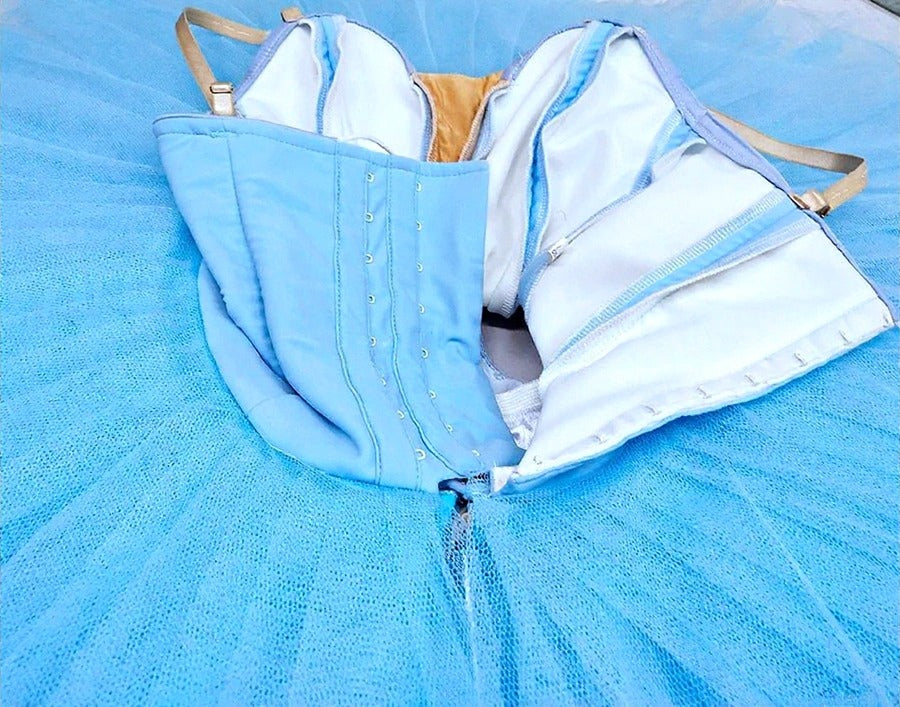 Professional Sky Blue Platter Tutu