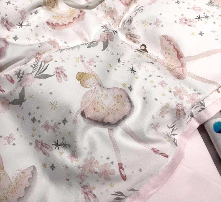 Soft Pink Ballerina Bed Set - Dancewear by Patricia