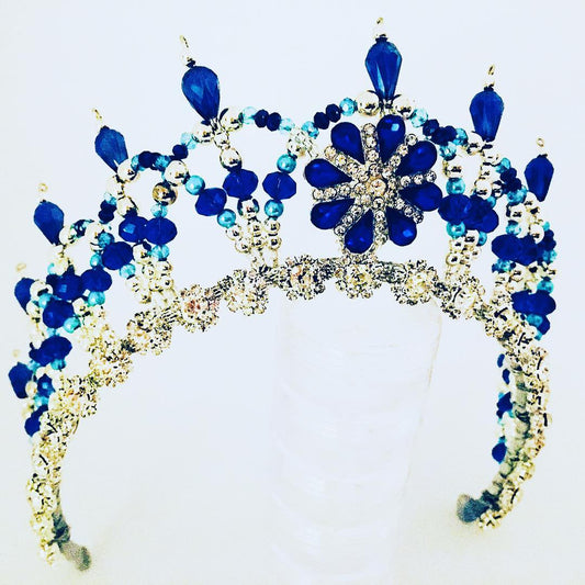 Blue Fantasy Tiara - Dancewear by Patricia