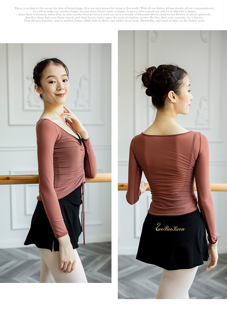 Sylvia Long Sleeves Top - Dancewear by Patricia