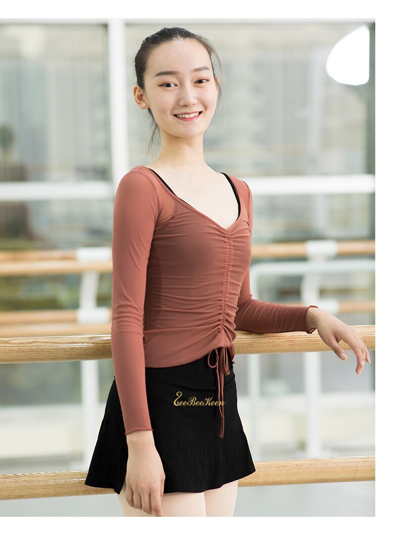 Sylvia Long Sleeves Top - Dancewear by Patricia