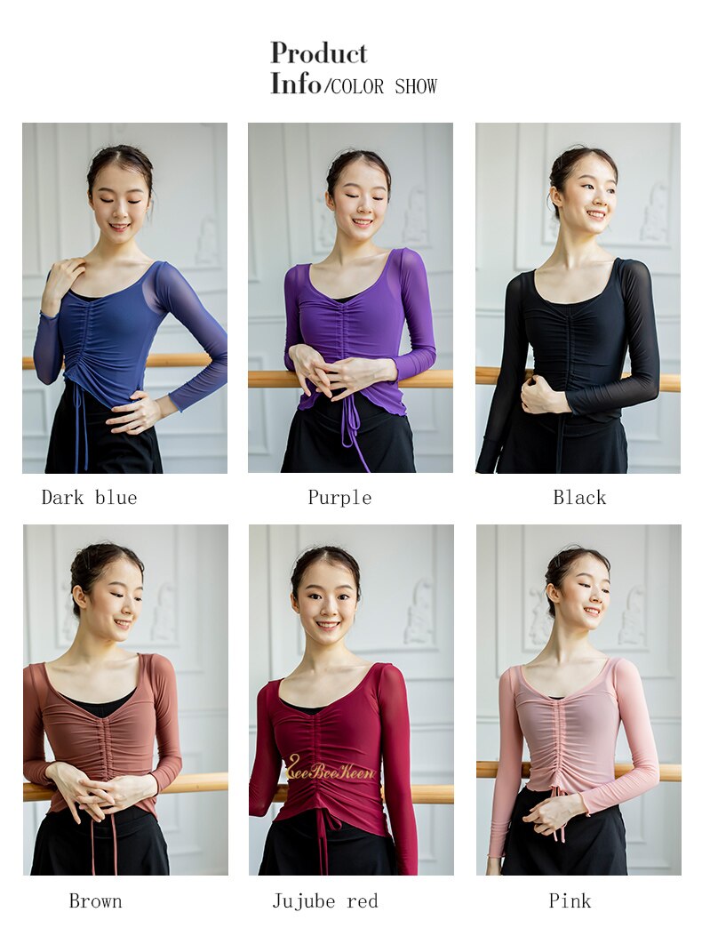 Sylvia Long Sleeves Top - Dancewear by Patricia