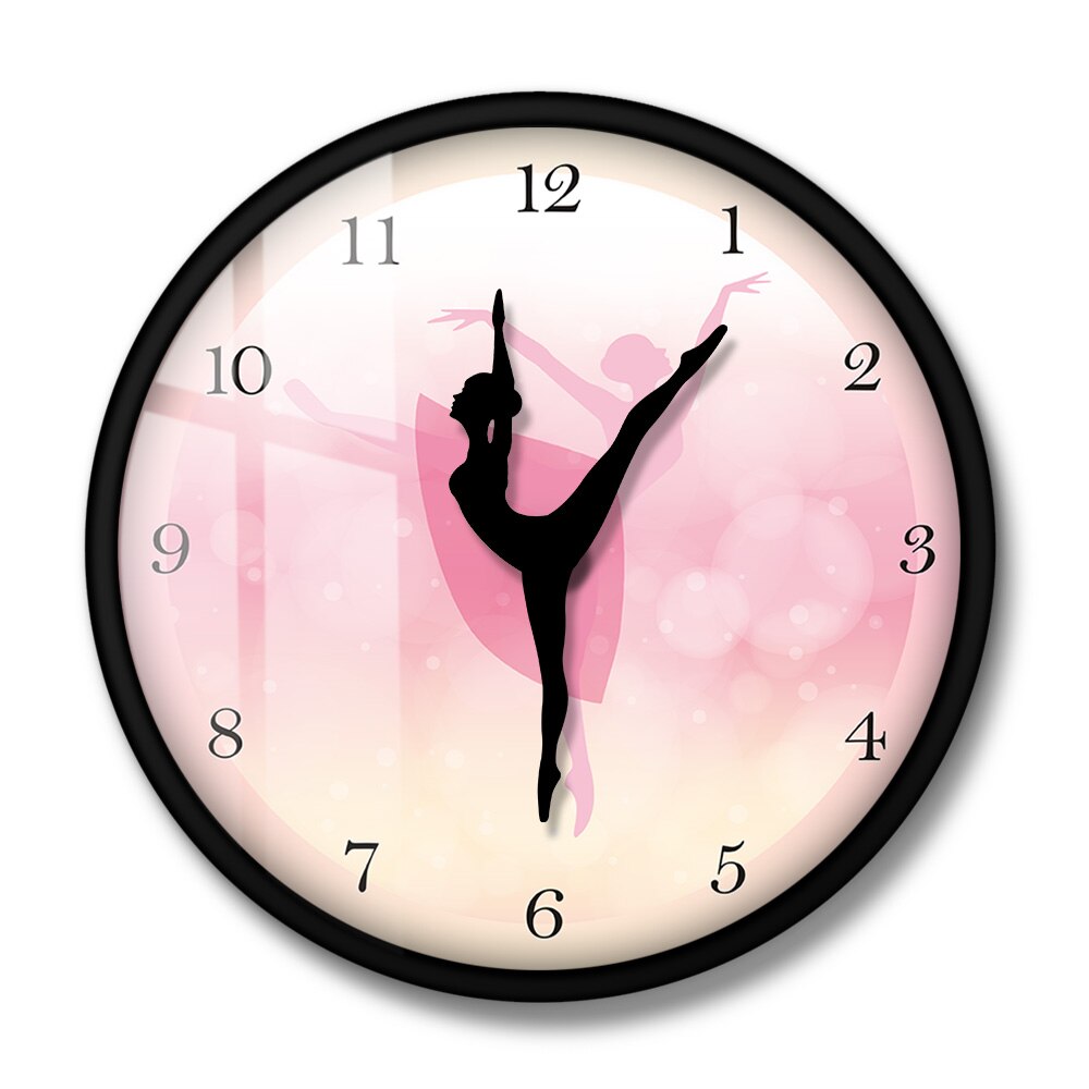 Pink Ballerina Wall Clock - Dancewear by Patricia