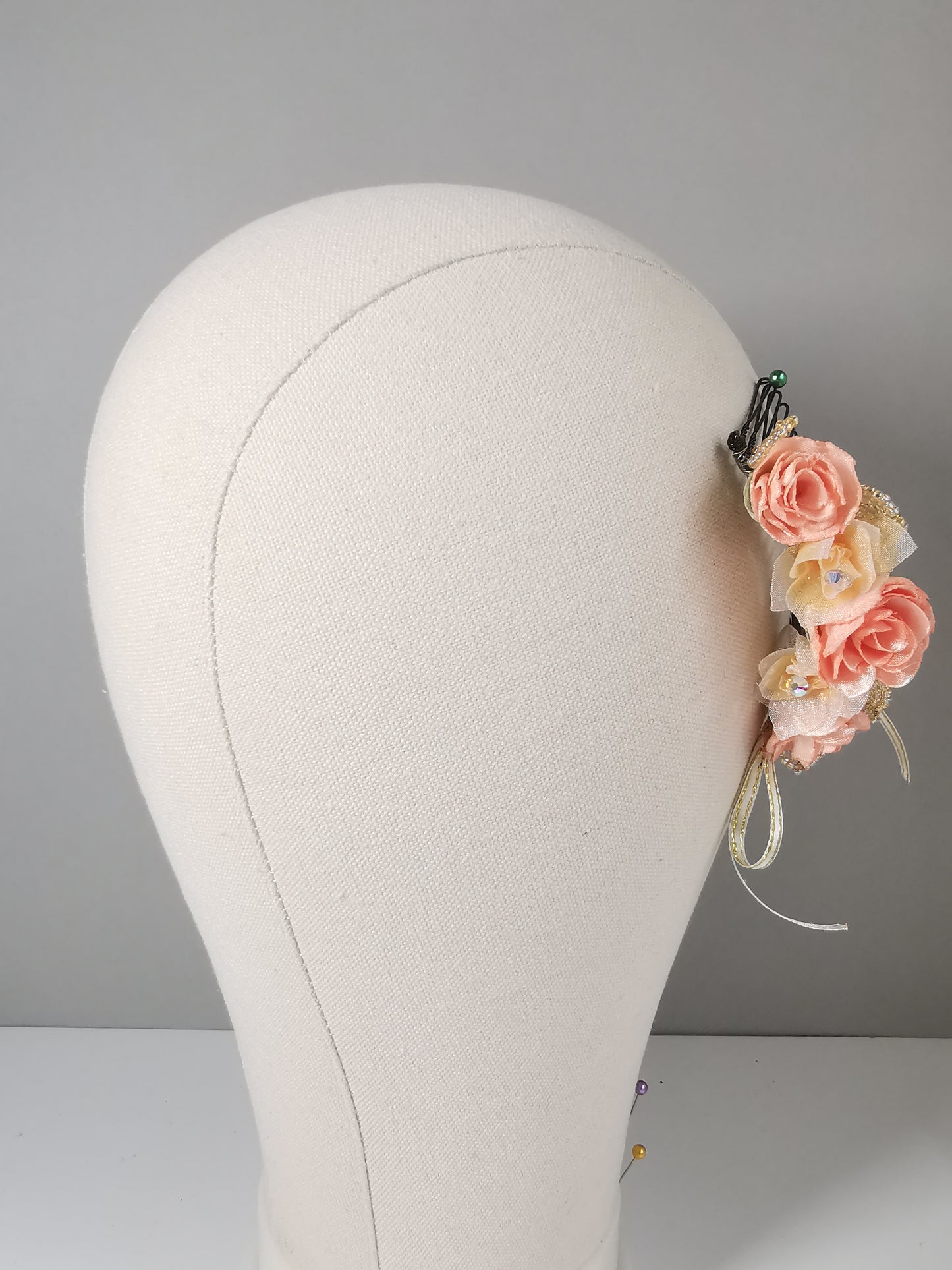 Flower Comb Headpiece - Dancewear by Patricia