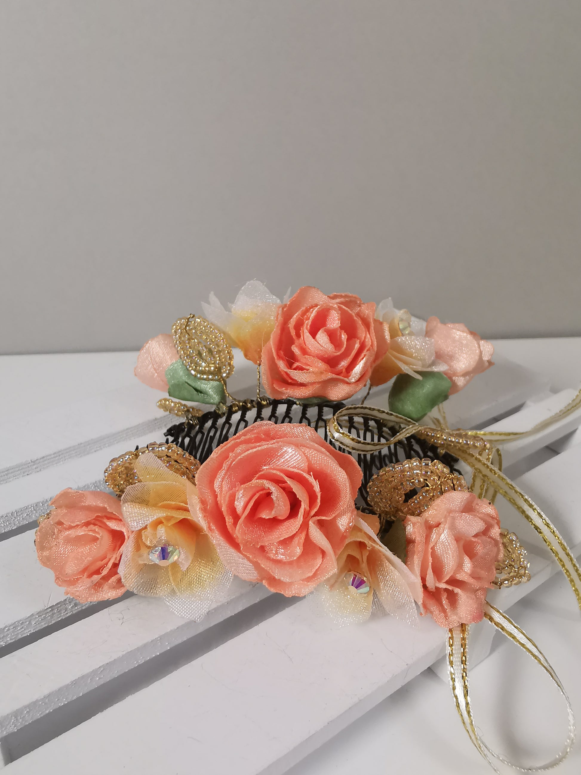 Flower Comb Headpiece - Dancewear by Patricia