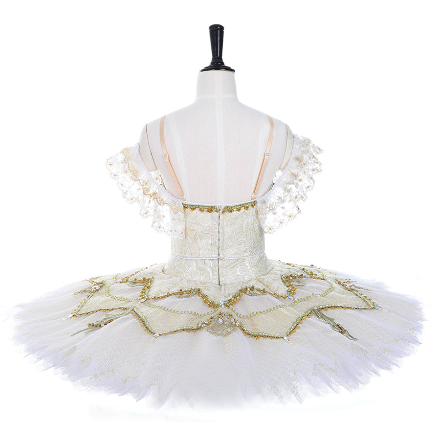 Kitri White and Gold - Dancewear by Patricia