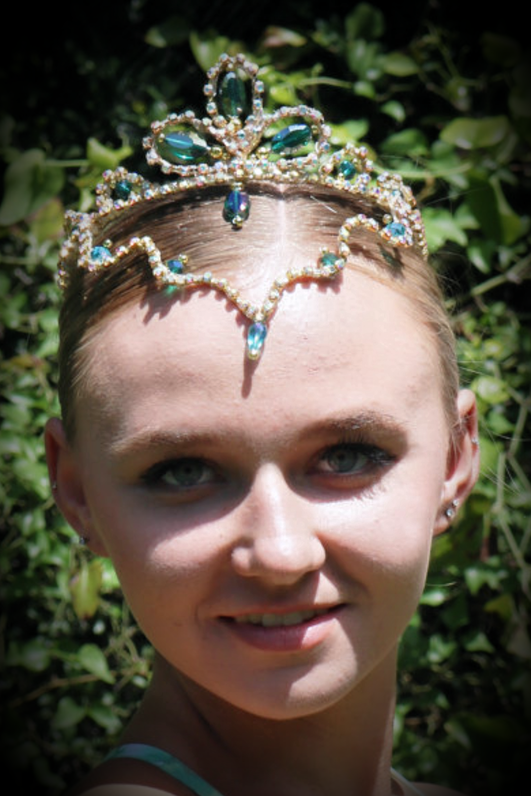 Blue Odalisque Headpiece - Dancewear by Patricia