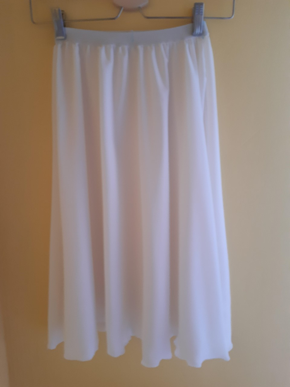 Ivory White Chiffon Skirt - Dancewear by Patricia