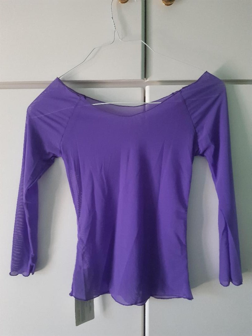 Mesh Long Sleeves Top "Kelly" - Dancewear by Patricia