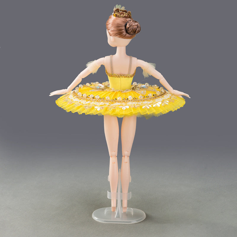 Ballerina Doll "The Canary Fairy" - Dancewear by Patricia